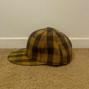 KB Ethos Brown plaid Brown Fitted cap